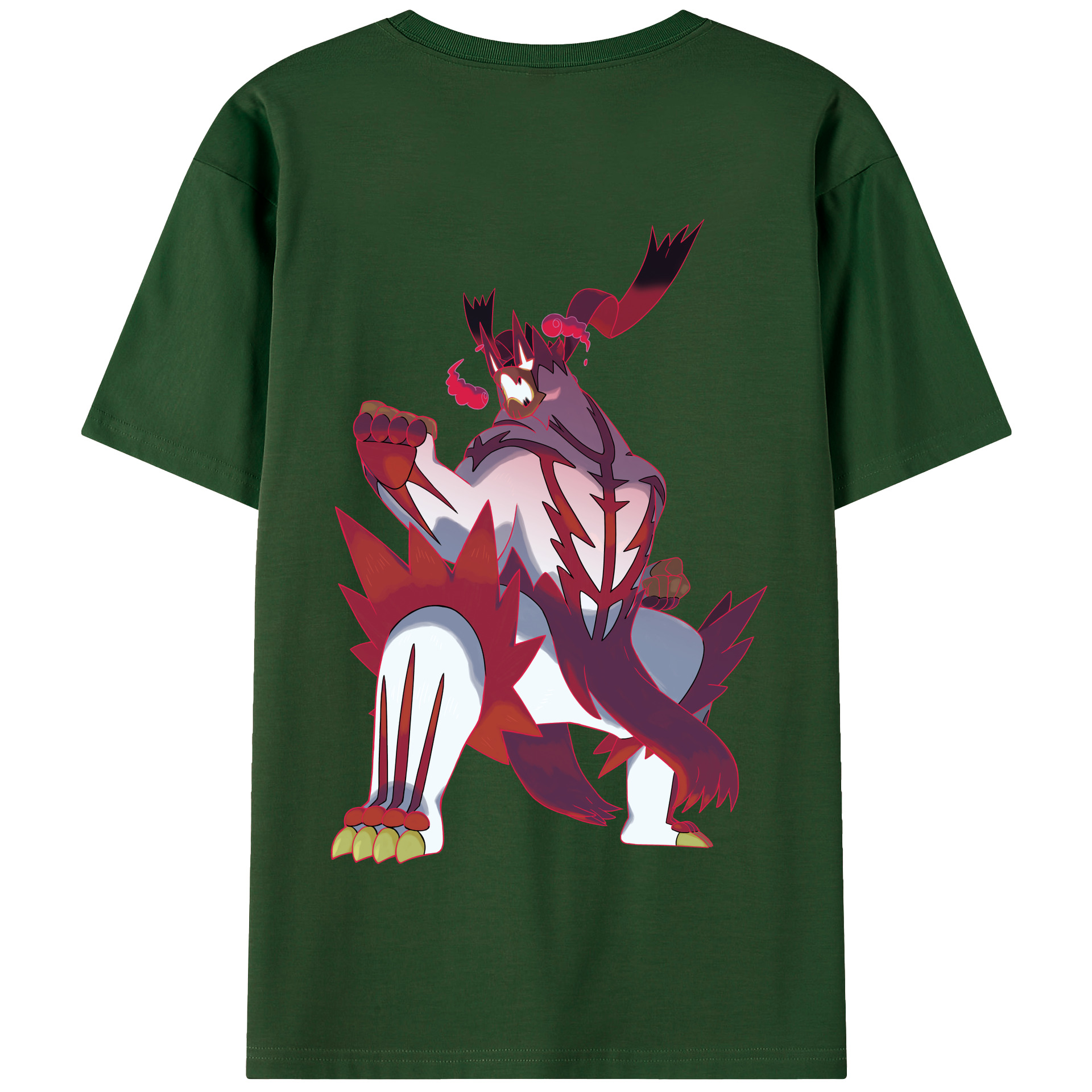 （画像用） ポケットモンスター Pokémon 綿100％半袖Tシャツ（背面プリント）